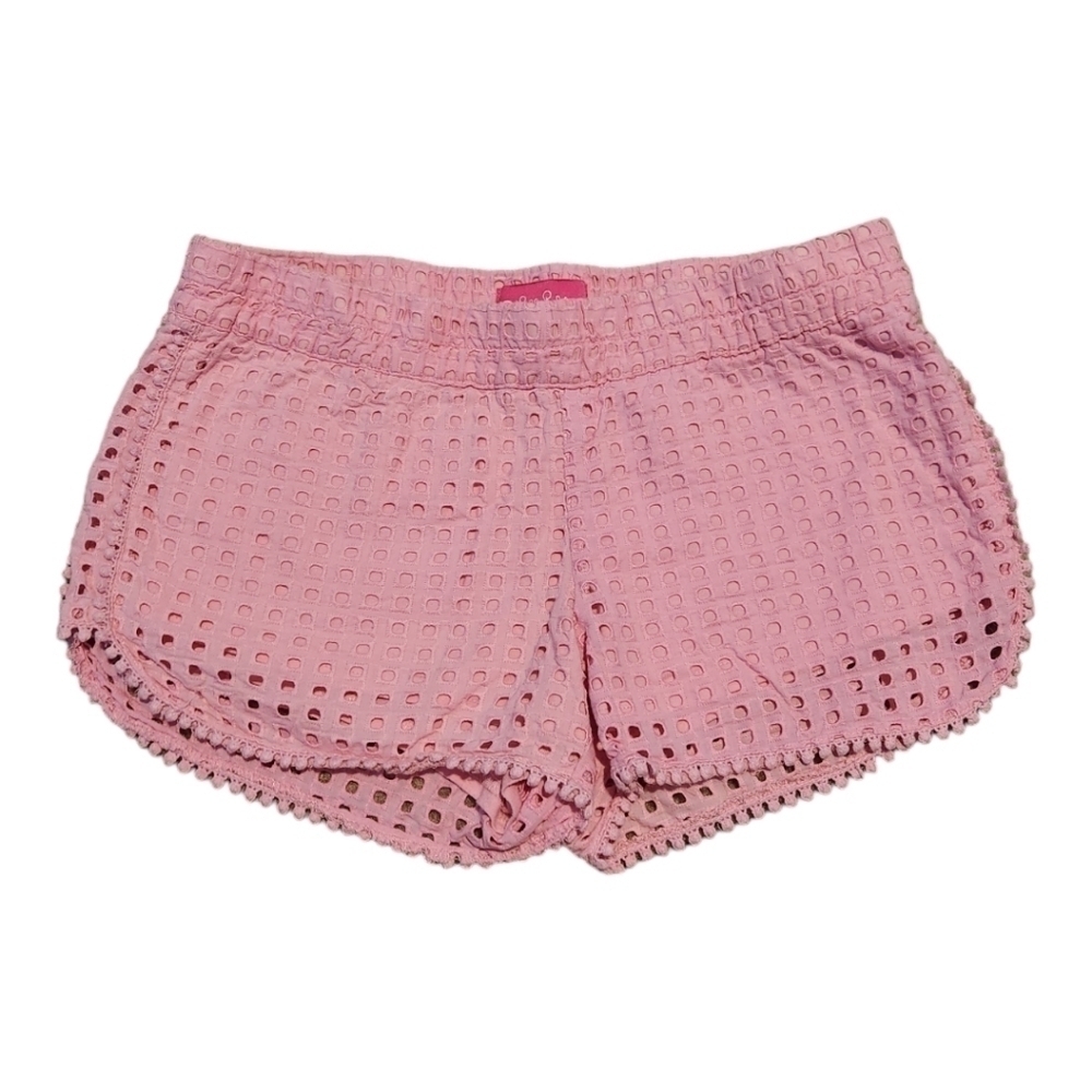 Lilly Pulitzer for Target Pink Eyelet Shorts, Small